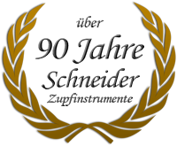 über 90 Jahre Schneider Zupfinstrumente